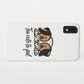 Te schattig om te mislukken Case-Mate iPhone case (Achterkant (horizontaal))