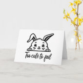 Te schattig om te mislukken kaart (Gele Bloem)