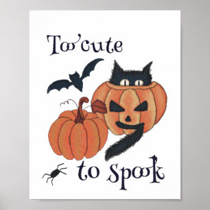 Te schattig om te spook poster