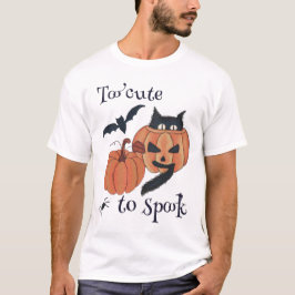 Te schattig om te spook t-shirt