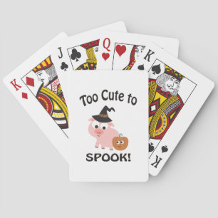 Te Schattig Om Varken Te Laten Schrikken Pokerkaarten