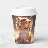 Te schattig papieren bekers (Achterkant)