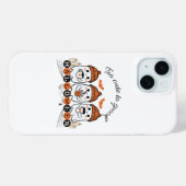 Te Schattige om Halloween Ghost Phone Case te spoo (Achterkant (horizontaal))