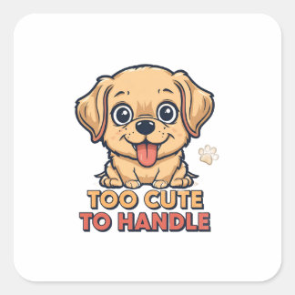 Te Schattige om met Sticker om te gaan