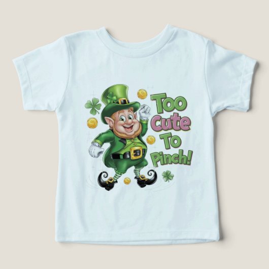 Te Schattige om speelse Leprechaun St Patricks te (Design voorkant)