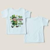 Te Schattige om speelse Leprechaun St Patricks te (Ontwerp Voorkant & Achterkant)