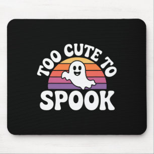 Te Schattige om spook grappig Halloween Gezegde 1 Muismat