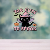 Te Schattige om spook – Halloween Cat Edition Clas Acryl Bord (Neutraal)