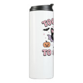 Te Schattige om spook – Halloween Cat Edition Clas Thermosbeker (Gedraaid links)