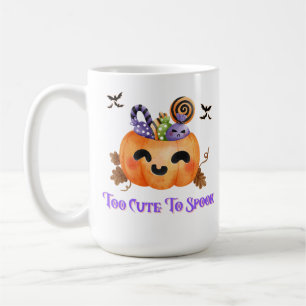 Te Schattige om te spook   Schattige Halloween pom Koffiemok
