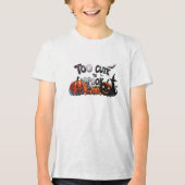 Te Schattige voor spook-Halloween Tri-Blend Shirt (Voorkant)