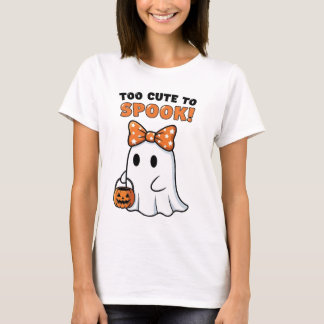 Te Schattige voor Spook! Kawaii Ghost Halloween T- T-shirt