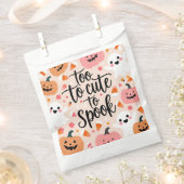 Te Schattige voor Spook | Pastel Halloween Bedankzakje (Geknipt)