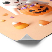 Te Schattige voor Spook – Schattig Ghost Poster (Hoek)