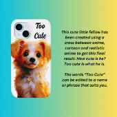 Te Schattigee puppy Case-Mate iPhone Case