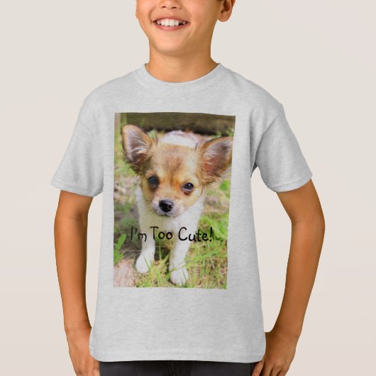 Te Schattigee puppy T-shirt (Voorkant)