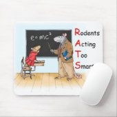 "Te slim" Rat Mousepad Muismat (Met muis)