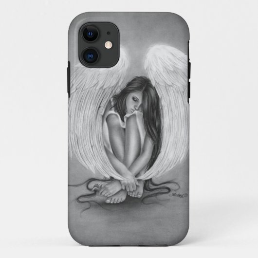Te snel gegrepen Angel iPhone Case (Achterkant)
