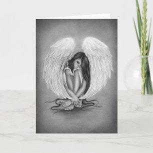 Te snel gegrepen Angel Wenskaart Kaart