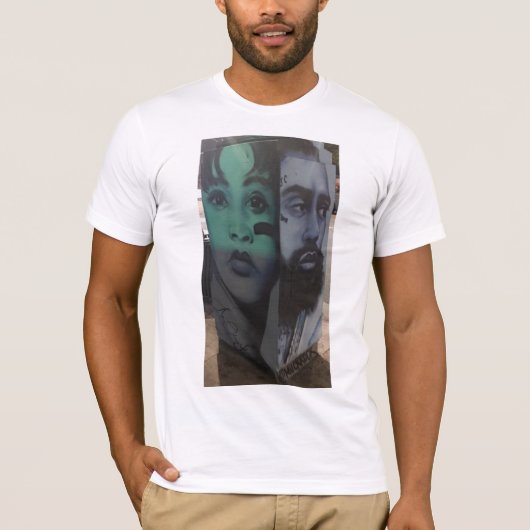 Te snel gegrepen — linker oog en nipsey Hussle T-shirt (Voorkant)