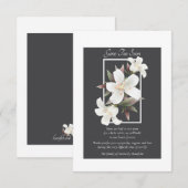 Te snel om sympathie bedankkaart (Voorkant / Achterkant)