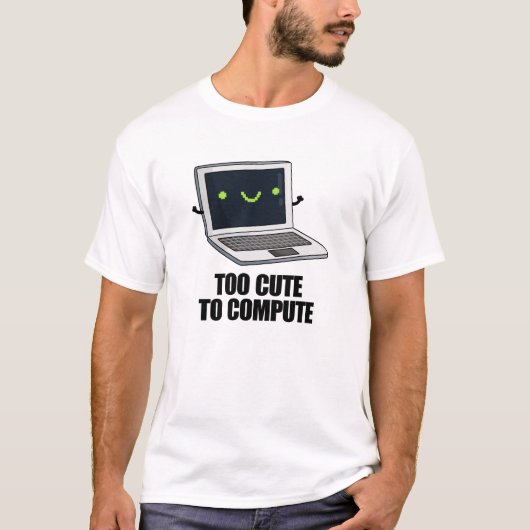 Te snel om te berekenen hoe grappige notebookcompu t-shirt (Voorkant)