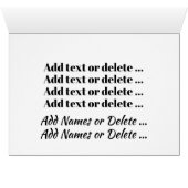 Te snelle kerstkaart (Binnen Horizontaal (Onder))