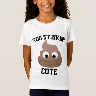 TE STINKIN' CUTE POOP KINDER T-SHIRS T-SHIRT
