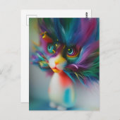 Te stollen regenboog gekleurd creatief Briefkaart (Voorkant / Achterkant)