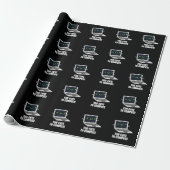 Te stutten om grappige computer te berekenen, donk cadeaupapier (Uitgerold)