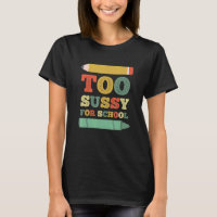Te Sussy voor schoolmeester Viral Joke Gamer Leraa