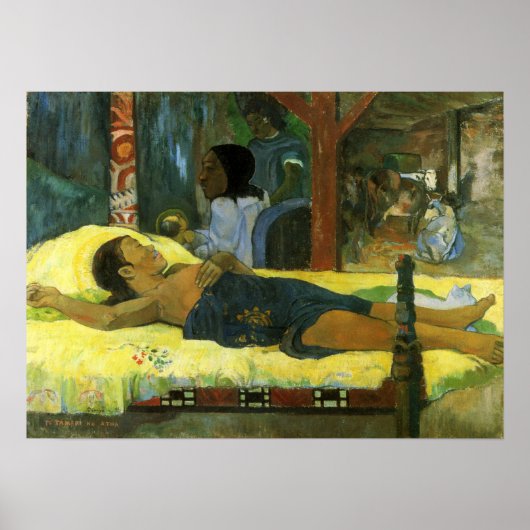'Te Tamari No Atua' - Paul Gauguin Print (Voorkant)