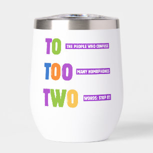 Te twee grammatica - grappig homofoon woordspeling