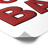 Te Veel Bacon Grappige Poster (Hoek)