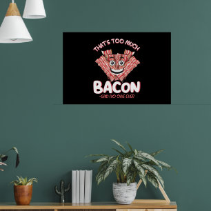 Te veel bacteriën zeiden dat er niemand ooit een b poster
