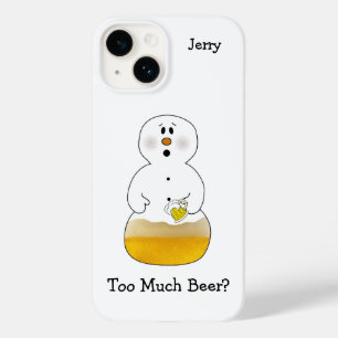 Te veel Beer Snowman Case-Mate iPhone 14 Hoesje