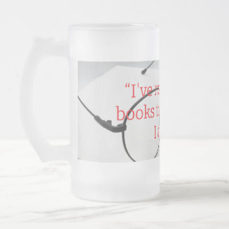 te veel boeken gelezen matglas bierpul