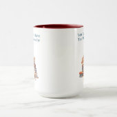 Te veel boeken of bulldogs mok (Midden)