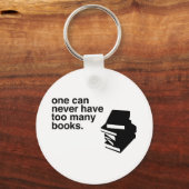te veel boeken sleutelhanger (Voorkant)