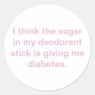 Te veel deodorant Suiker Hankamer Artjunkhaus Yum! Ronde Sticker