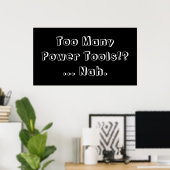 Te veel energieprogramma's... Nah. Slogan. Poster (Thuiskantoor)