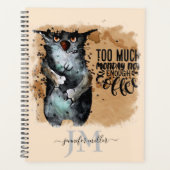 Te veel gepersonaliseerde maandag planner (Voorkant)