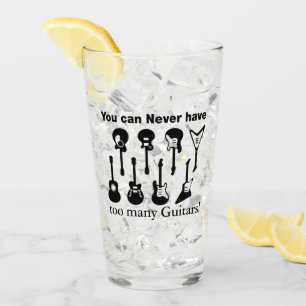 Te veel gitaren glas