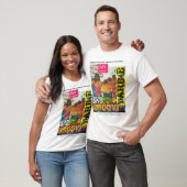 TE VEEL HEMEL. Basis Donkere T-Shirt (Unisex)
