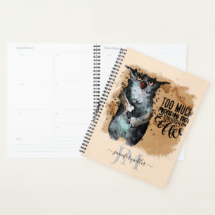 Te veel maandag gepersonaliseerd planner