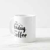 Te veel maandag niet genoeg koffie GraphicLoveShop Koffiemok (Voorkant links)