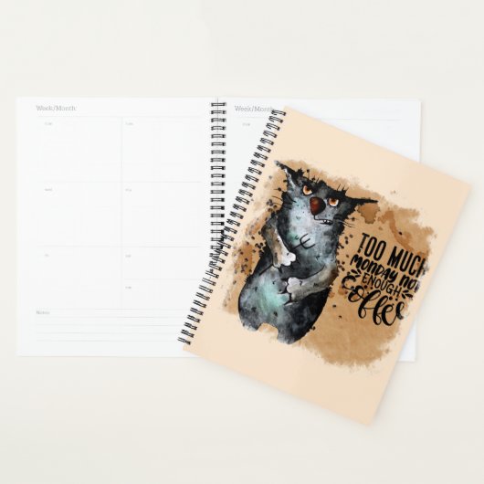 Te veel maandag planner (Display)