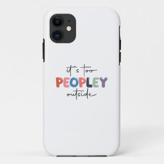 Te veel mensen buiten iPhone 11 hoesje