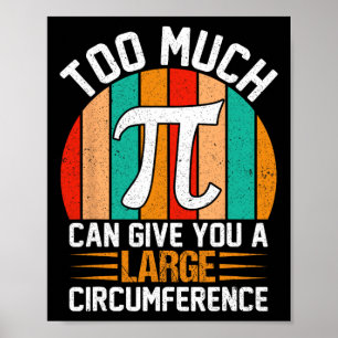 Te veel PI kan je een grote omtrek geven - M Poster