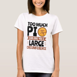 Te veel PI kan je een grote omtrek geven T-shirt